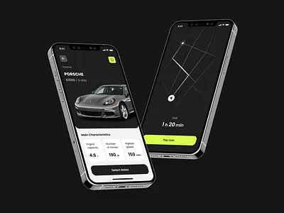 Car Rental App app car mobile rental ui