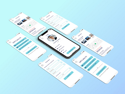 App for tourists and hosts app uiux design web design