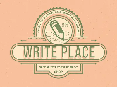 Write Place Logo Design branding design graphic design illustration logo logo designer logodesign