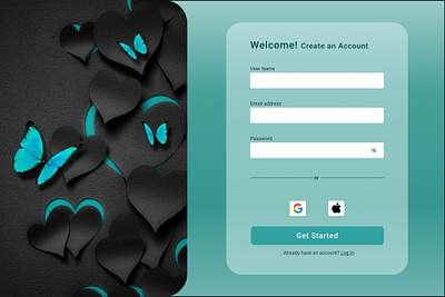 Sign Up Page____ UI Design