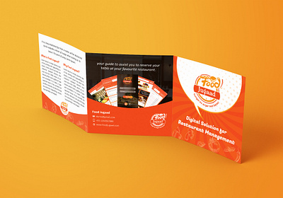 FoodJugaad Brochure branding brochure design food graphic