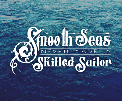 Smooth Seas Hand Lettering art design drawing hand lettering hand lettering illustration lettering letters typography