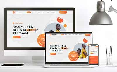 UI design & Web Dev for HelpFundMe ui uiux website