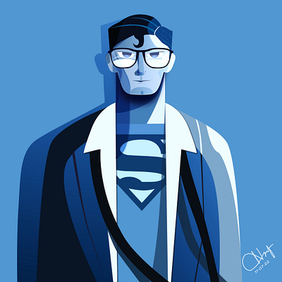 Superman - Redesign [ illustration ] design illustration superman vector