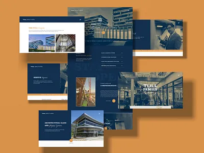 Tull Brothers construction digital ui ui design user interface web web design web development website