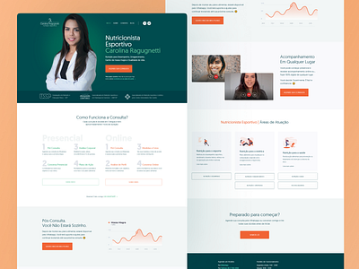 Nutritionist Website Design UI design figma interface design landing page ui nutritionist ui ui website webdesign website design