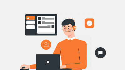 Work art computer desk flat illustration job laptop office vector work workspace