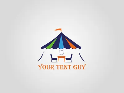 Tent Company Logo branding graphic design illustration logo logo design minimalist logo