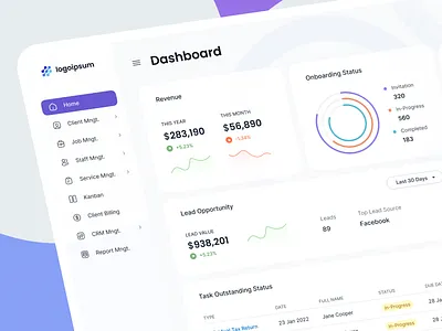 CMS Dashboard cms dashboard figma design home home screen hr presentation simple design simple ui stats trending web web dashboard web ui website design