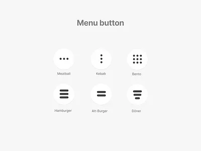 Menu button