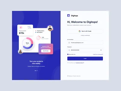 Login page : SAAS product design checkbox cta illustration landing page login scren minimalist product design saas sign in screen signup screen ui ui design ux web design