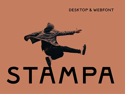 stampa font branding clean design free resource sans serif ui