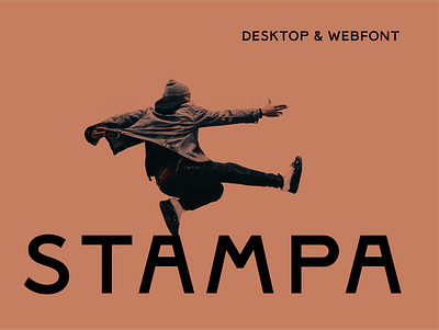stampa font branding clean design free resource sans serif ui
