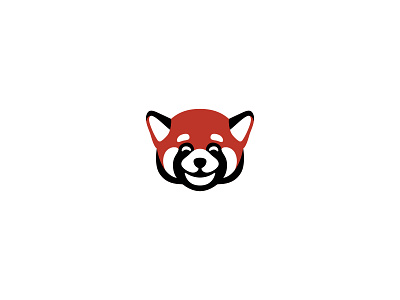 Red Panda branding design icon illustration logo logodesign logotype minimal panda red panda vector