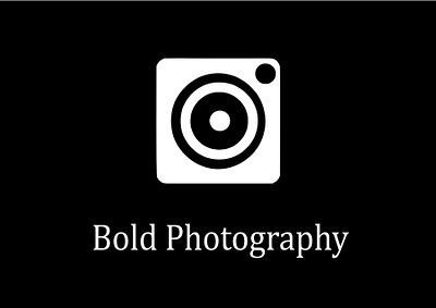 Bold Photography Logo Design app branding design graphic design illustration logo typography ui ux vector