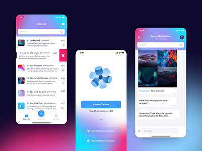 Ology mobile app appdesign design figma mobile app nerwork social network telegram twitter ui ui design uiinspiration uitrends uiux ux uxdesign uxtrends