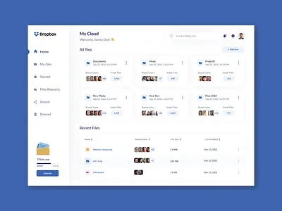 Dropbox Redesign design icon illustration ui ux vector