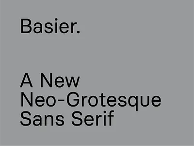 basier font branding clean design free resource sans serif ui