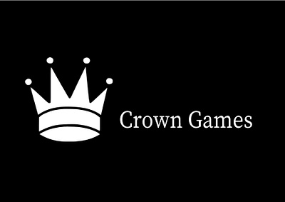 Crown Games Logo Design app branding design graphic design illustration logo typography ui ux vector