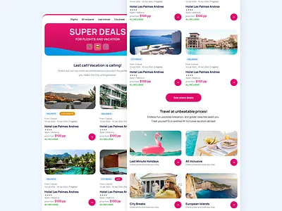 Super Deals Email deals email email design holidays html email super deal travel travel agency ui