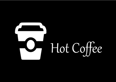 Hot Coffee Logo design app branding design graphic design illustration logo typography ui ux vector