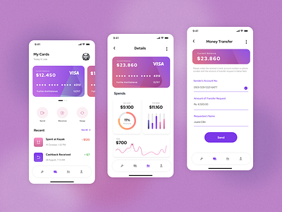 Finance UI&UX App design figma mobile app mobile app design ui ux
