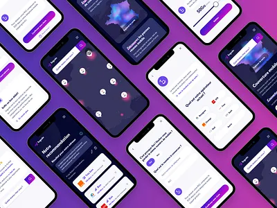 Sogudo - App & website 4g data figma gradient mobile neon network phone product ui ux