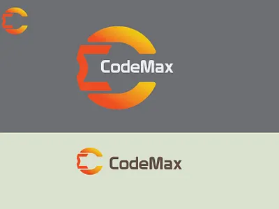 Code Max, an IT firm logo. branding logo