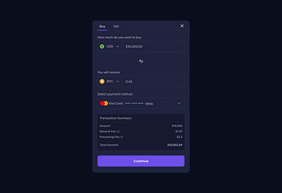 On-Ramp Design (DeFi) crypto defi ui uidesign uxdesign web3
