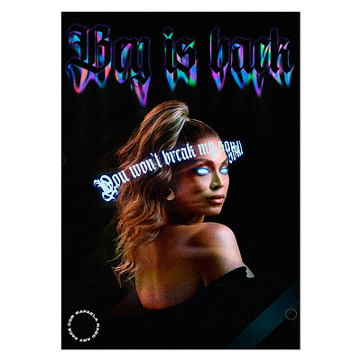 Bey is back - ARTFACEcor artedigital photoshop poster visualart visualgraphic