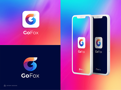 GoFox Logo 3d animal app application brand identity branding colorful digital fox gradient logo graphic design icon illustration internet letter g logo motion graphics technology vector visual identity