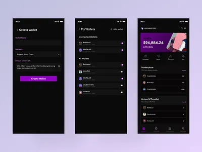 Multi-chain NFT app blockchain crypto multi chain nft ui web3