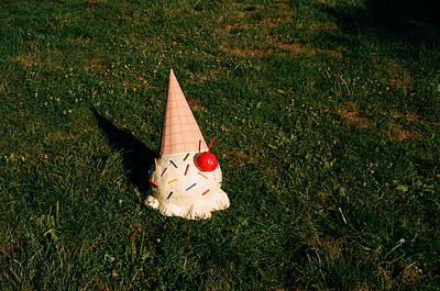 Ice Cream Cone colorful craft fun ice cream paper mache photography sprinkles summer