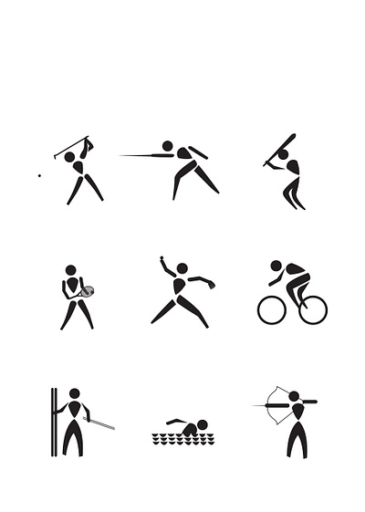 Pictogram design illustration