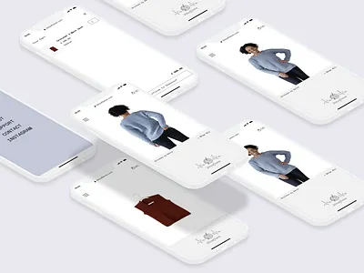 Personal e-commerce website branding figma minimalist ui