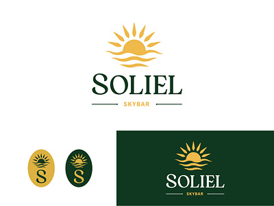 Soliel Sky Bar | Identity Design branding design graphic design logo