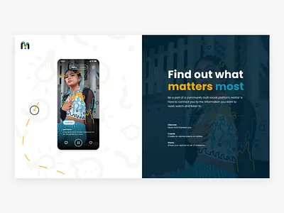 Matter. | Opinion App app design branding front end graphic design logo motion graphics product design prototype responsive design ui uiux user experience user interface ux web design website