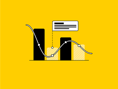 Graph Editor content design graph icon vector vignette