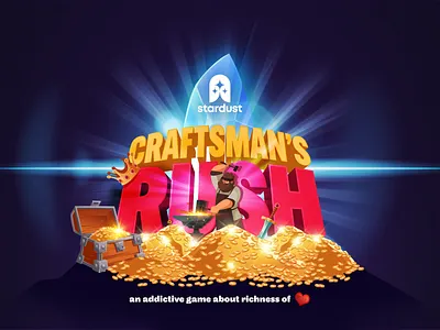 Craftsman's Rush design key visual marketing mobile game visual