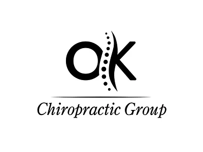 OK Chiropractic Group Logo branding design graphic design illustration logo logo design typography vector