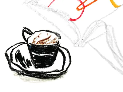 coffee and book book coffee design drawing graphic design illustration