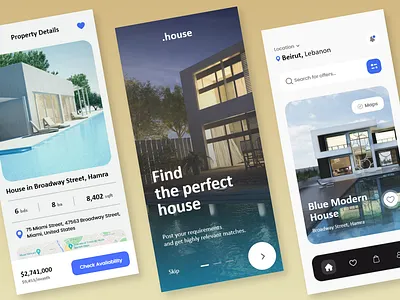 Project 1 app design illustration typography ui