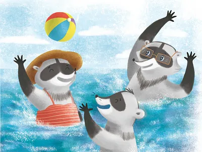 Summer fun 2d book illustration character childrens illustration digital art graphic design illustration kidlit kids art