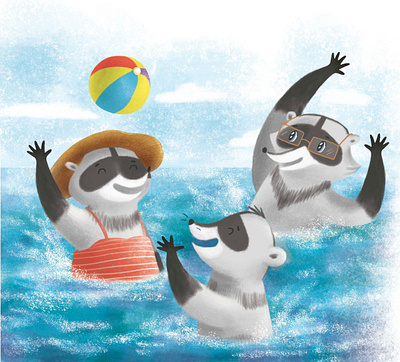 Summer fun 2d book illustration character childrens illustration digital art graphic design illustration kidlit kids art