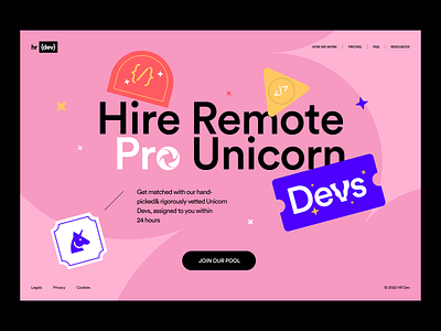 Hiring Platform Web design concept concept contract creative design developper freelance gire hiring platform interaction interface job landing mvp remote sticker ui ux web webdesign website