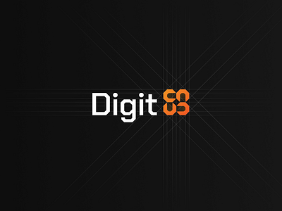 Digit88 | Logo and Brand Identity Design by Logolivery.com branding design graphic design illustration logo typography vector