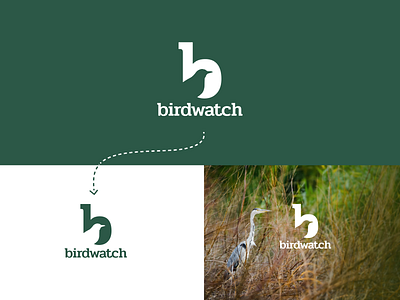 Birdwatch Logo Concept bird birdwatch branding limely nature unused