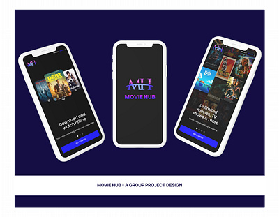 Movie Hub figjam figma product design ui ux ux design