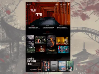 Visit Tokyo design ui ux