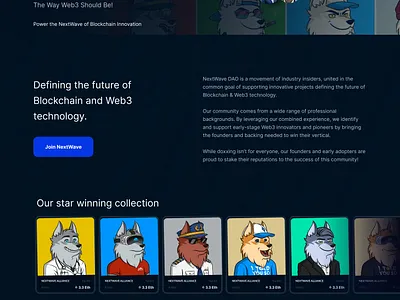 Crypto Website Design branding crypto website design nft ui ui design ux web 3.0 web design web landing page